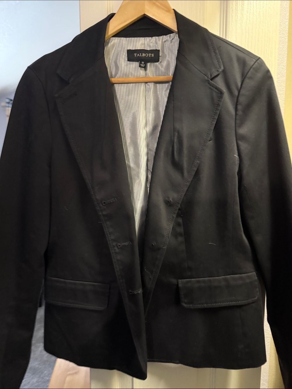 Talbots Black Tailored Women's Blazer